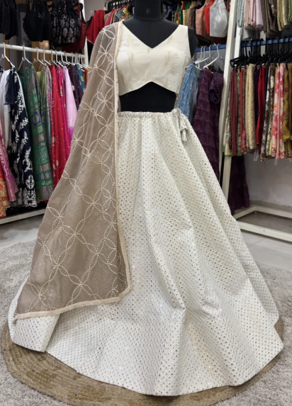 Mirror Work Lehenga