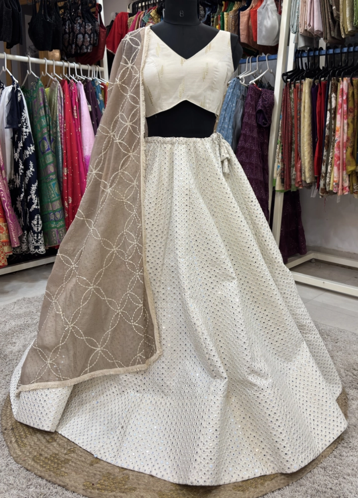 Mirror Work Lehenga